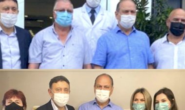 Deputado Ricardo Barros visita Hospital de Olhos Dr Prime de Mamborê