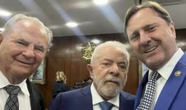 Família Gurgacz na posse do presidente Lula