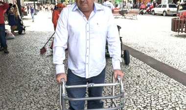 Hidrômetro da Sanepar sem tampa faz ex-vereador  vítima de acidente