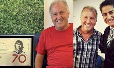 Flamengo homenageia Zico em seus 70 anos