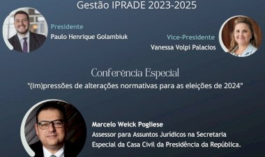 Paulo Henrique Golambiuk será o novo presidente do IPRADE