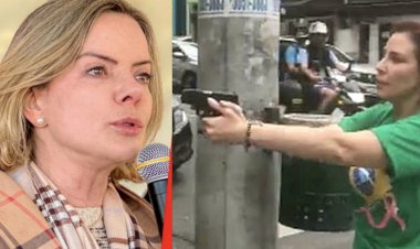 Carla Zambelli é pistoleira e rainha da fake news