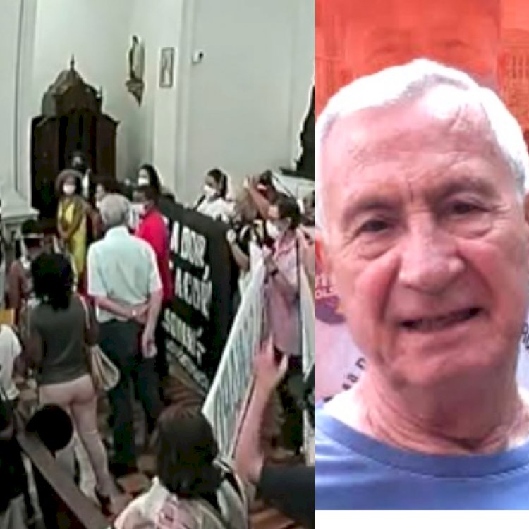 Bolsonaristas invadem igreja em Fortaleza e Lulistas em Curitiba.