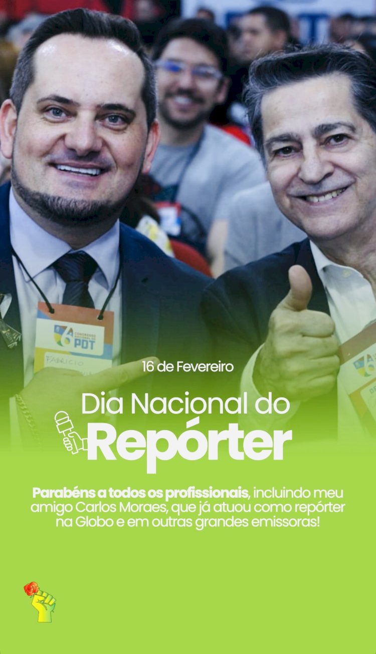 Hoje comemora-se o dia do Repórter